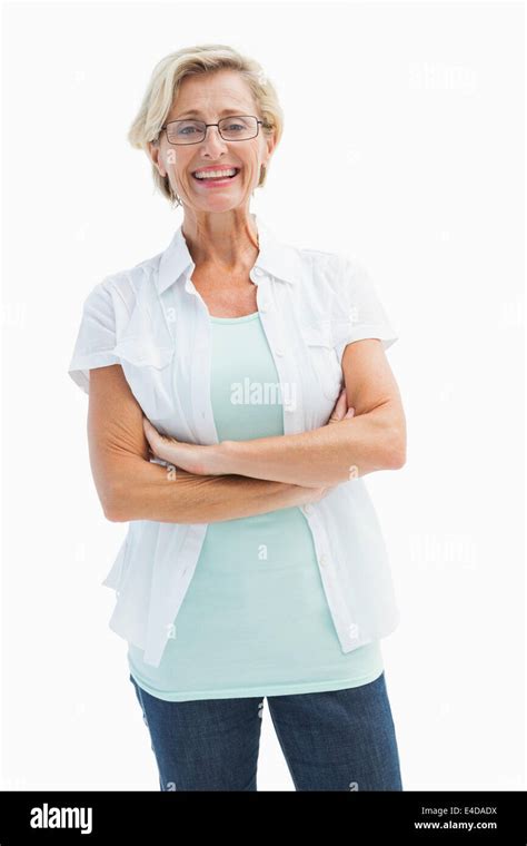 Femme mature avec des lunettes Banque de photographies et dimages à haute résolution Alamy