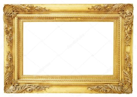 Złota rama — Obraz stockowy | Vintage frames, Rama obrazu, Rama