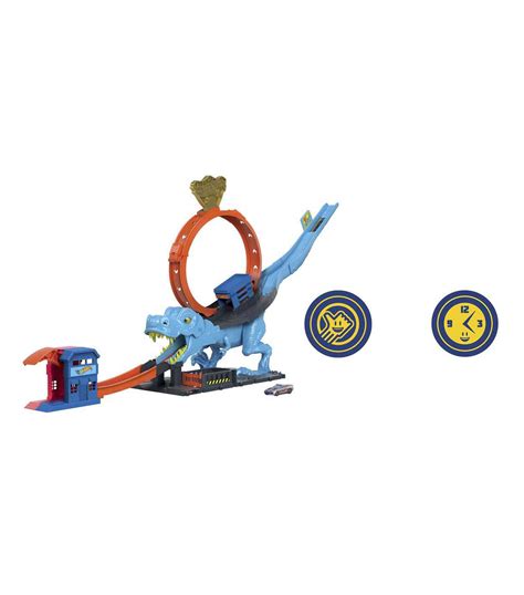 Hot Wheels City Pista De Juguete T Rex Devorador El Palacio De Hierro