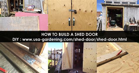 how to make a door for a shed
