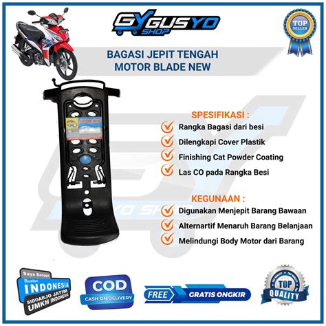 Jual Bagasi Barang Honda Blade 125 Lama And Fi 2013 2019 Jepit Tengah