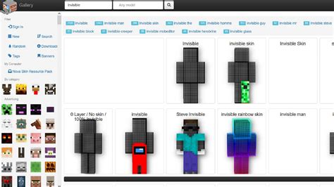 How to get invisible skin in Minecraft Bedrock