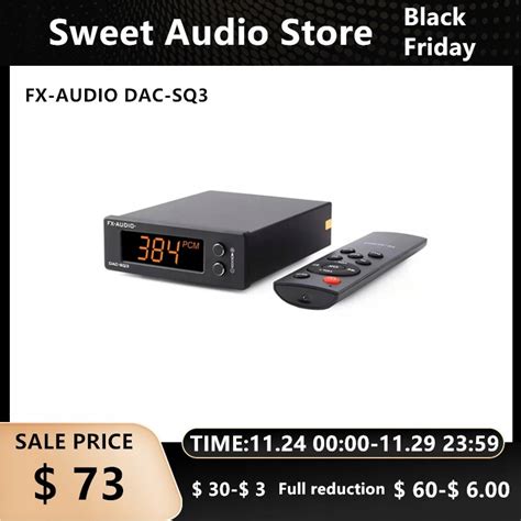 FX-AUDIO DAC-SQ3 MINI USB DAC ES9038Q2M XMOS XU208 - 12945408896 ...