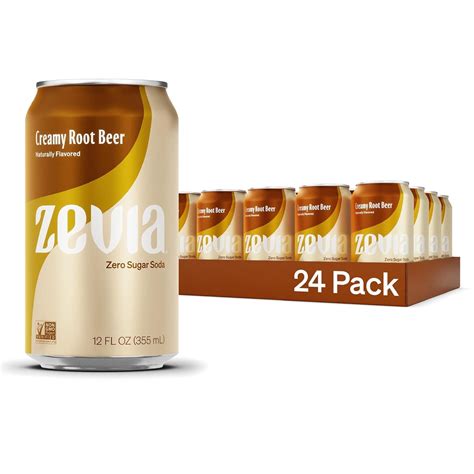 sugar soda creamy root  oz cans  pack naturally