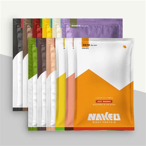 NAKED PROTEIN 全口味嘗鮮組全系列 種口味各 包濃縮乳清蛋白 奶茶可可芝麻杏仁烏龍鐵觀音 抹茶 分離乳清蜜桃烏龍 百香茉莉 芒果植方
