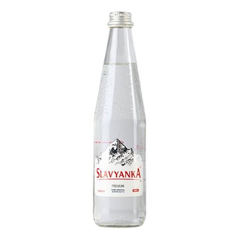 Вода питьевая Slavyanka в стеклянной бутылке 0.5 л, 12 шт - купить в ...