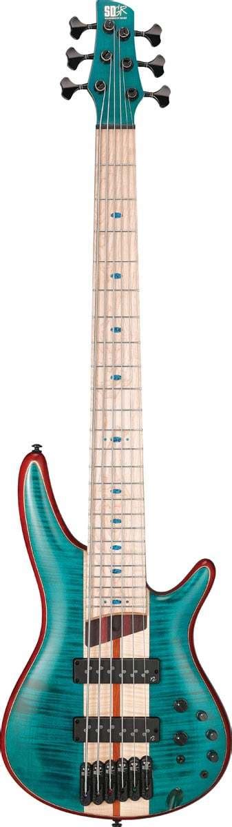 ibanez premium series srb cgl caribbean green  gloss