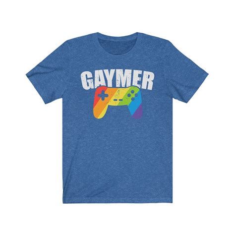 Gaymer Design LGBTQ Pride Gaymer Shirt Funny Gay Gamer Etsy