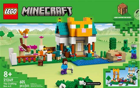Конструктор с 8 лет 21249 Лего майнкрафт ящик для крафта 4.0 Лего к/у ...