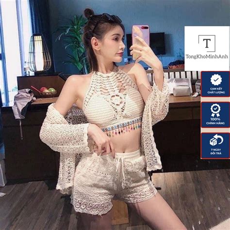 Set Bikini Món Kín Đáo Đi Biển Có Bán Rời Đồ Bơi Đồ Đi Biển Hottrend BigBuy bigbuy vn