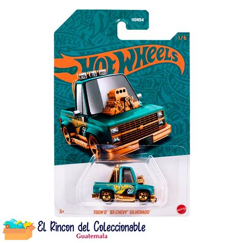 Hot Wheels Pearl Chrome Tooned Chevy Silverado Guate