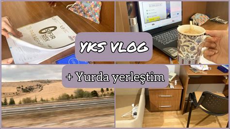 YKS Vlog Yurda yerleştim Ders çalışma günlüğüm Study with me