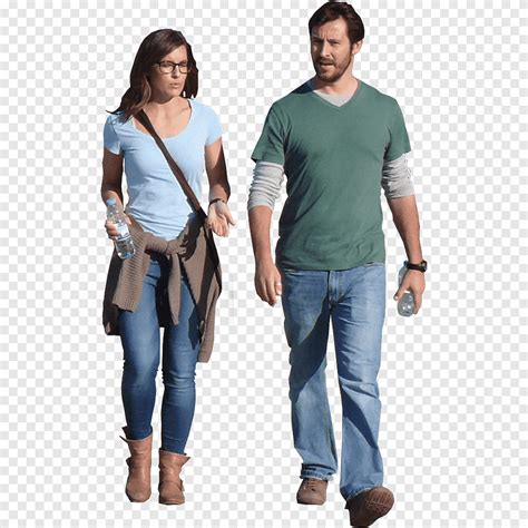 people visualization architectural rendering walking man  woman