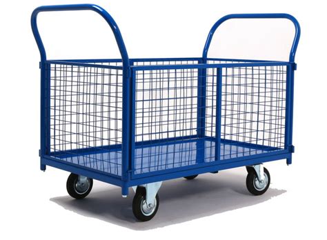 Купить Платформенные тележки с сетчатыми бортами серии ТПБ -С в Алматы ...
