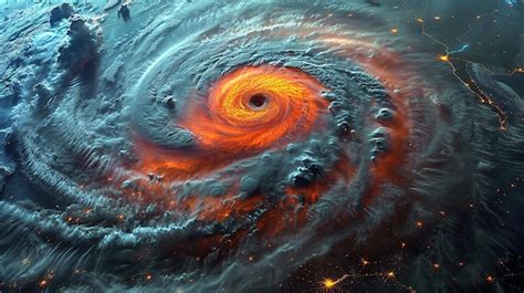 Premium Photo Tropical Cyclone Tracking Map Showing Background