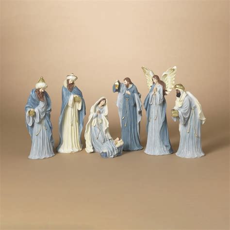 pc resin holiday nativity set