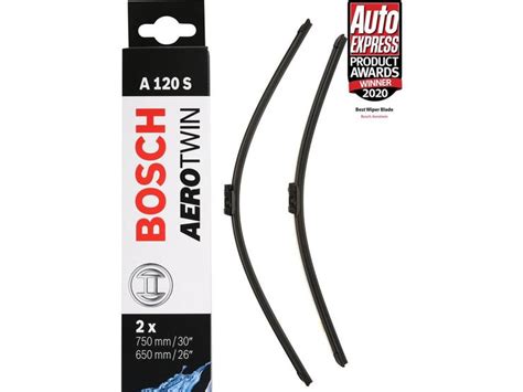 Bosch A120S Wiper Blades - Front Pair | Halfords UK