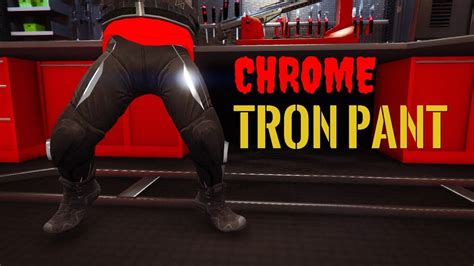 GTA 5 ONLINE NEW OBTAIN CHROME TRON PANT 1 42 MODDED OUTFIT GLITCH