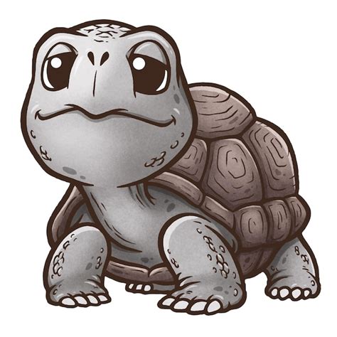 Premium Vector Cartoon Tortoise Galapagos Tortoise