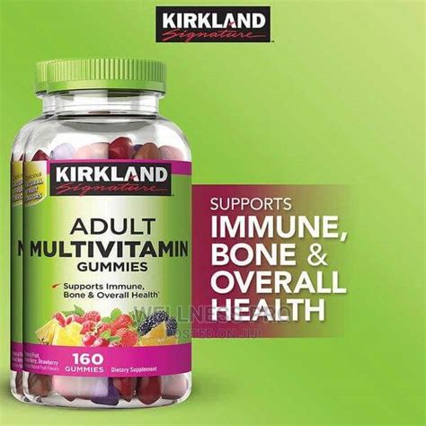 Kirkland Adult Multivitamin Fruit Flavor Gummies S Wellness Pro