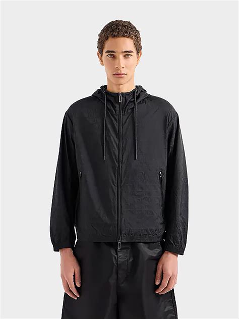 Ветровка Emporio Armani 3D1BH4-1NNXZ-0999 для мужчин, цвет: Чёрный ...