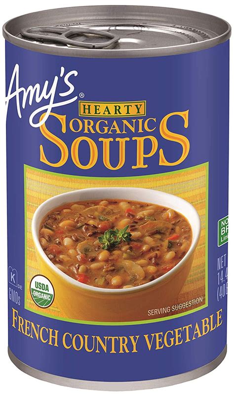 Amys Organic Hearty French Country Vegetable Soup 144 Ounce