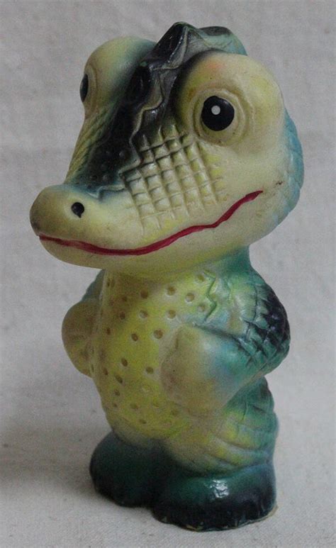 Игрушка резиновая "Крокодил". 1980-е