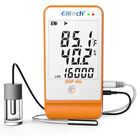 Elitech Gsp G Temperature And Humidity Data Logger Recorder With