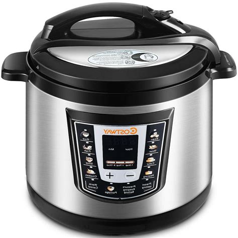 9-In-1 Programmable Electric Pressure Cooker 6 Quart Stainless