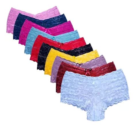 Kit Calcinhas Caleçon Kalesson Calesson Lingerie Renda Parcelamento sem juros