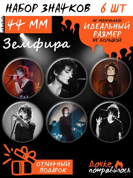 Значки на рюкзак Земфира - купить с доставкой по выгодным ценам в ...