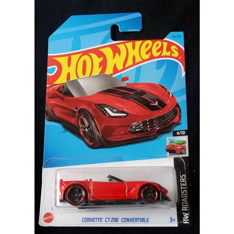 Jual Hot Wheels Corvette C7 Z06 Convertible HW Roadsters Red 4 10 Shopee Indonesia