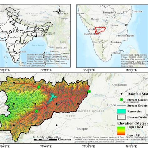 Bhavani Watershed Study Area Download Scientific Diagram
