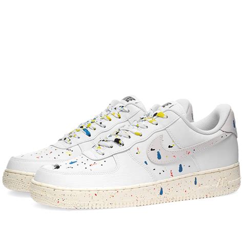 Nike Air Force Lv Bb Paint Splatter White Sail Black End Gb