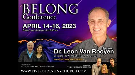 Belong Conference With Dr Leon Van Rooyen Session 2 April 15 2023