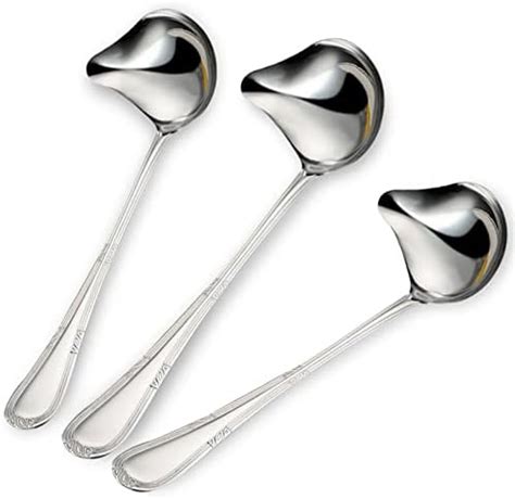 Amazon Worldity 2 Pack Stainless Steel Saucier Drizzle Spoon With