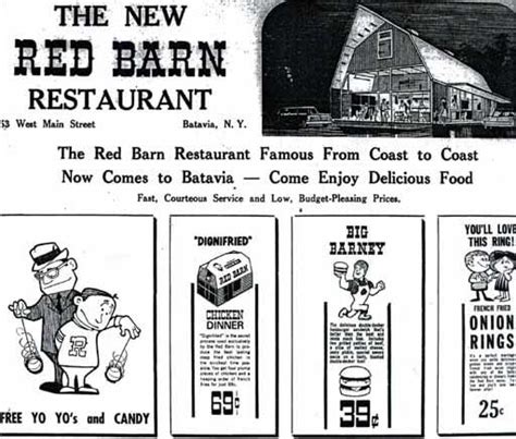 Hidden History Red Barn Restaurant Opens May 1966 Opinion