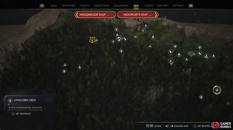 All Beast Den Locations In The Forbidden Forest Beast Dens