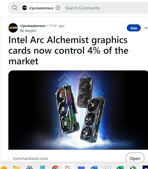 Intel Arc A Series And B Series Graphics Card Gpu Discussion Thread