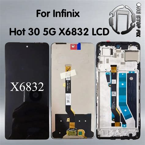 สาหรบ Infinix Hot 30 5G X6832 จอแสดงผล LCD Touch Screen Digitizer Assembly Replacement พรอม