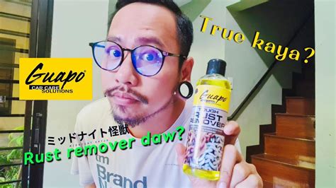 Product Review Guapo Car Care Solutions Tough Rust Remover Youtube