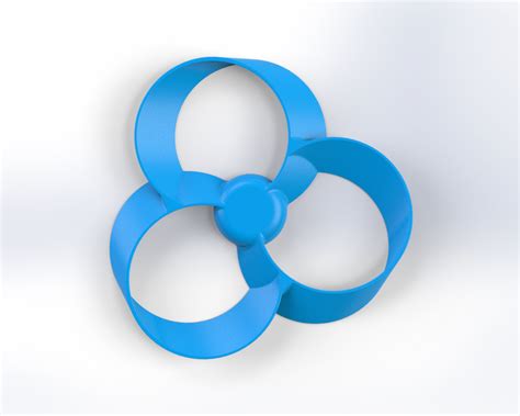 Free Stl File Tri Blade Toroidal Prop 🚁・3d Printable Object To Download
