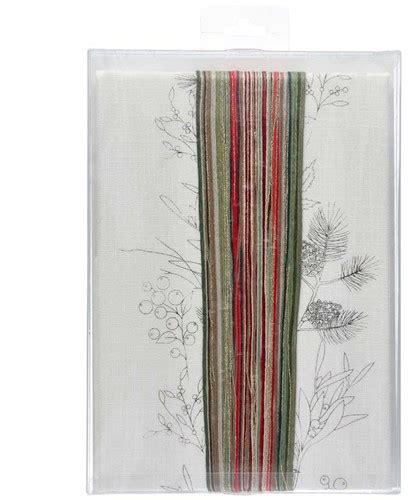 Rico Christmas Wreath Table Runner Embroidery Kit