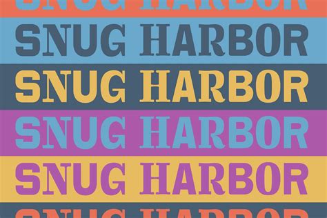 Snug Harbor Wordmark And Master Plan Wnw