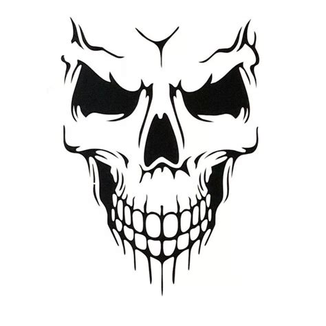 Skull Decal Stickers Truck Decal Car Decal Boat Decal Etsy Skull