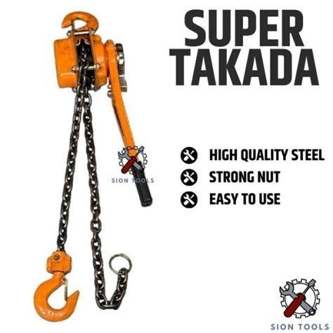 Promo Super Takada Lever Block 3 Ton X 15 Meter Katrol Takel
