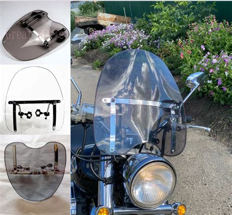 Лобовое стекло для мотоцикла Yamaha Drag Star Classic XVS650 XVS1100 ...