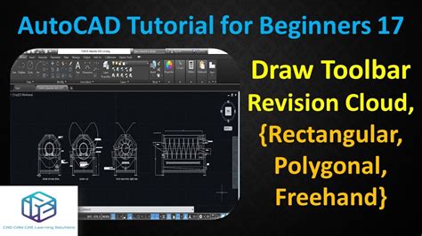 17 Autocad Tutorial For Beginners Revision Cloud Polygonal Freehand