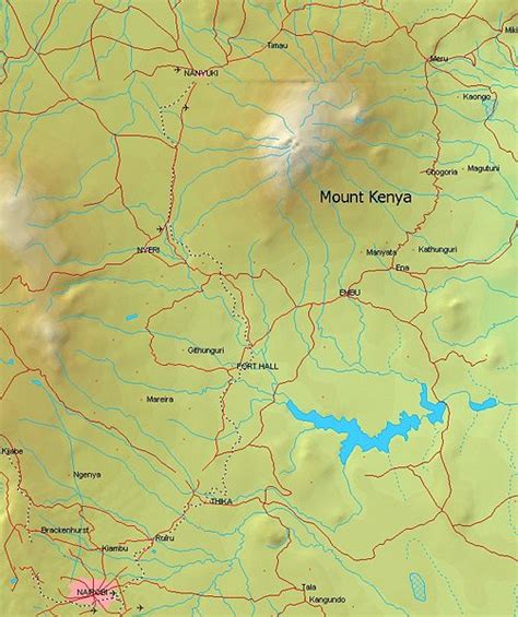 Photo Gallery And Ascent Route Maps Of Mount Kenya In East Africa