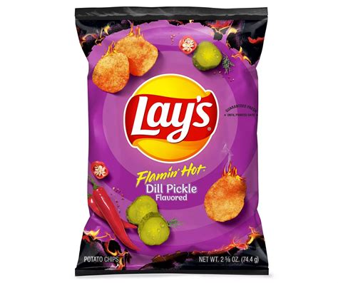 Lay S Lay S Potato Chips Flamin Hot Dill Pickle Flavored Oz Big Lots